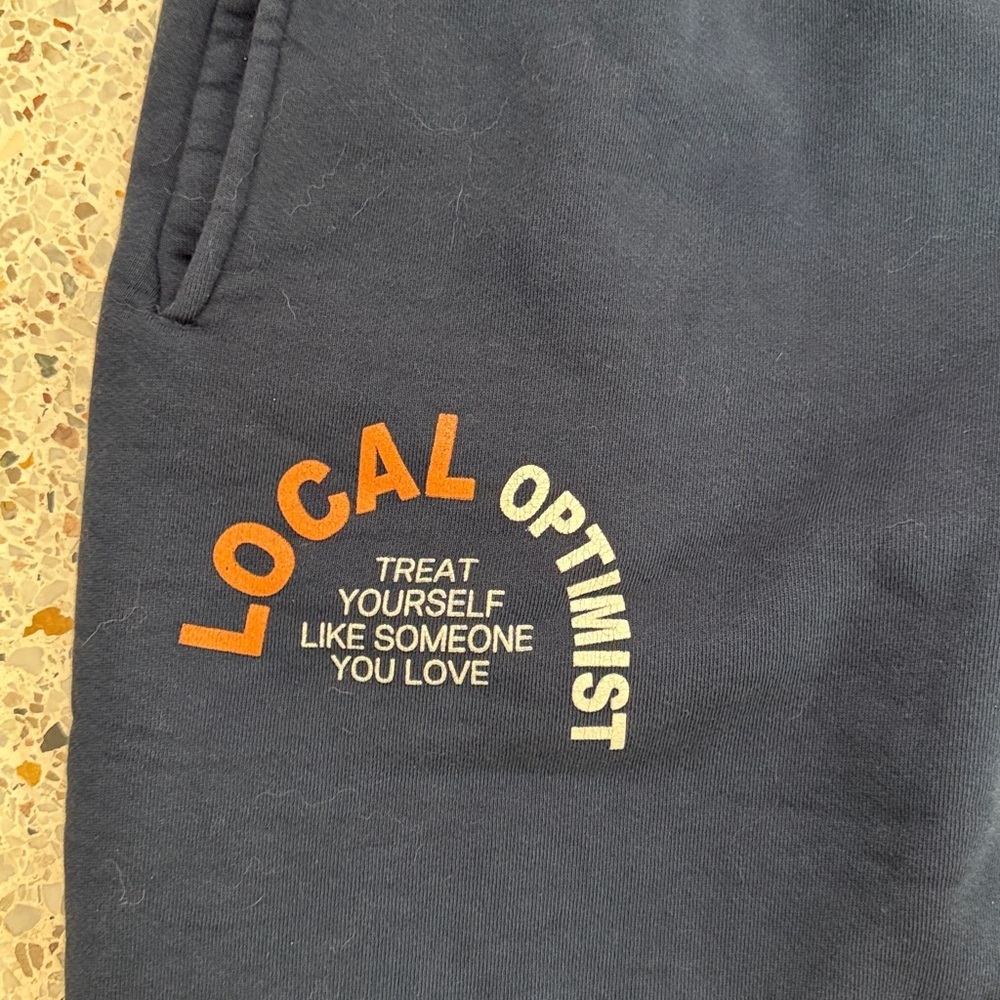 Madhappy navy blue sweatpants 100% cotton local optimist m medium - Picture 5 of 8